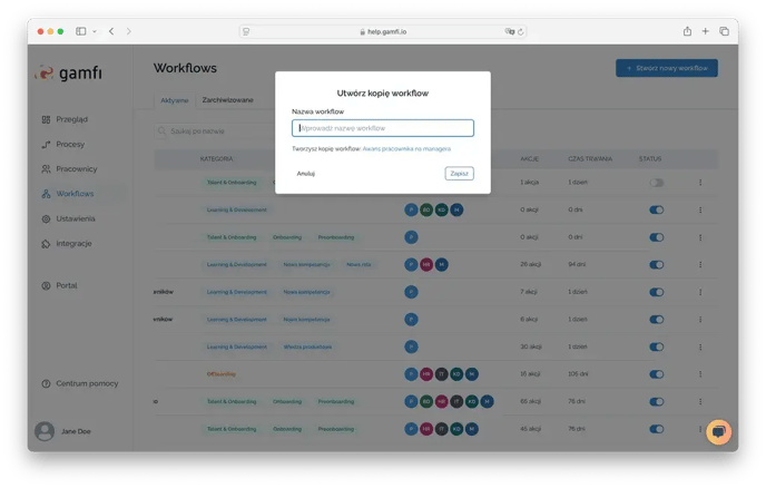 Jak edytować istniejący Workflow_3
