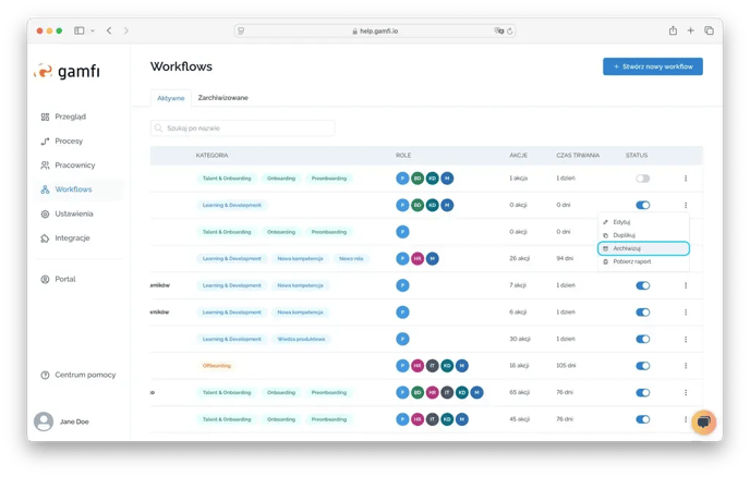 Jak edytować istniejący Workflow_5