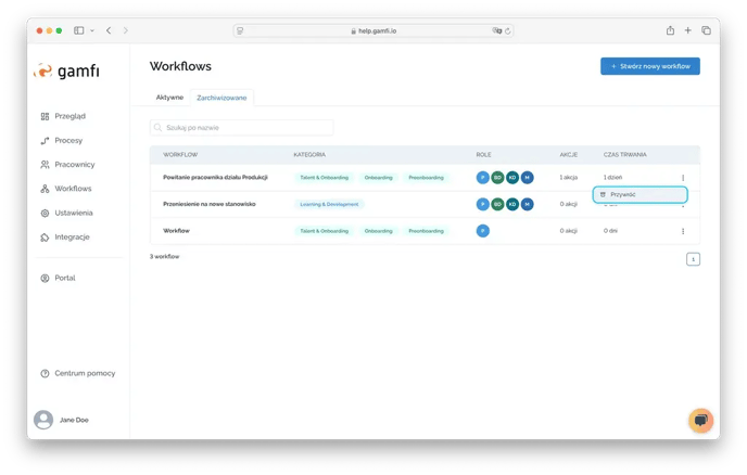 Jak edytować istniejący Workflow_6