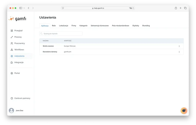What can you configure in the Settings tab_1