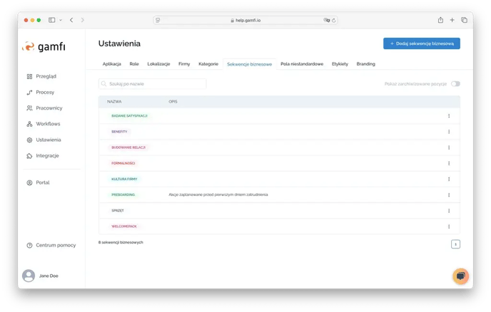 What can you configure in the Settings tab_6