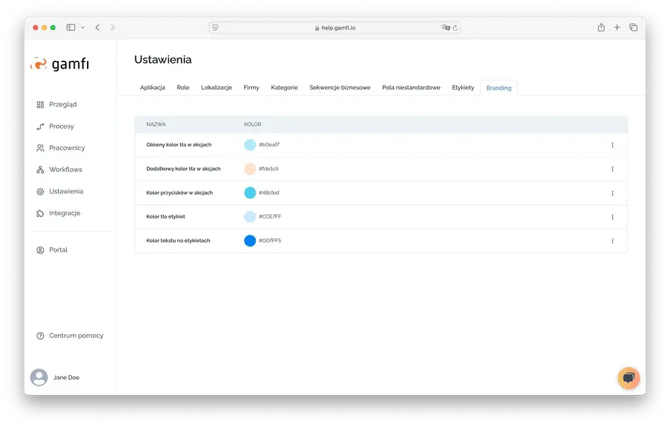 What can you configure in the Settings tab_9
